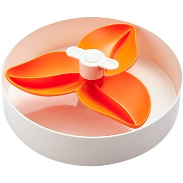 

PetDreamHouse Interaktivní miska proti hltání Spin oranžová 25cm
