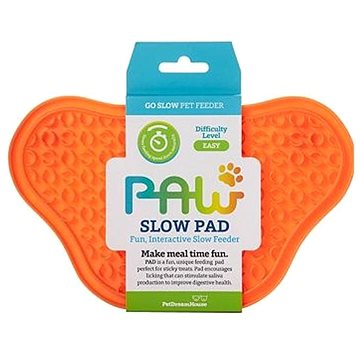 

PetDreamHouse Lízací podložka Paw Lick oranžová 23cm