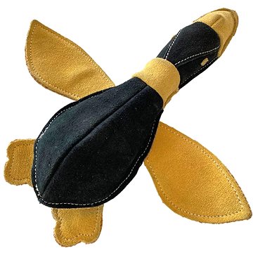 

PafDog Kachna Doris hračka pro psy z kůže a juty 30 cm