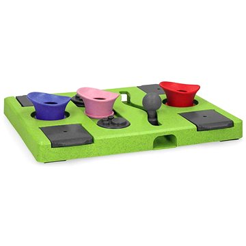 

Eat Slow Live Longer Hlavolam pro psy Rectangle barevný - 25 cm