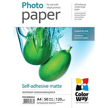 

ColorWay Matte Self-adhesive A4 50ks