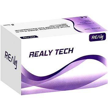 Realy Tech Covid-19 Ag test ze slin - určený pro samotestování, krabička 5ks - Tester