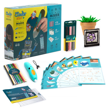 3Doodler Start+ Bundle + 147 náplní, 12 šablon, 9 karet aktivit, podložka