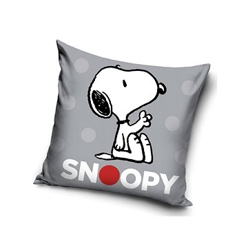 

Carbotex Polštářek Snoopy grey 40 × 40 cm