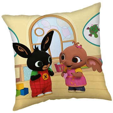 

Jerry Fabrics Polštářek Králíček Bing 051 40 × 40 cm