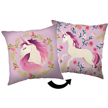 

Jerry Fabrics Polštářek Unicorn Flowers 40 × 40 cm
