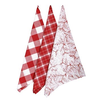 

Forbyt Utěrky Leaf červená 45 × 70 cm 3 ks