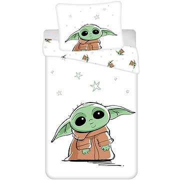 

Jerry Fabrics Povlečení Star Wars Baby Yoda 140 × 200, 70 × 90 cm