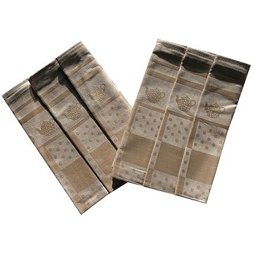 

Svitap sleepwell Utěrka extra savá 50×70 cm Konvička/ puntík béžová 3 ks