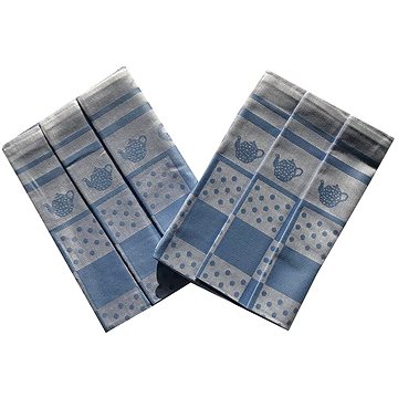 

Svitap sleepwell Utěrka extra savá 50×70 cm Konvička/puntík modrá 3 ks