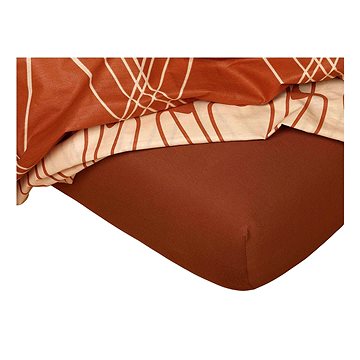 

Dadka Jersey prostěradlo nugát 90×200×18 cm