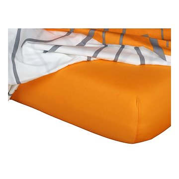 

Dadka Jersey prostěradlo pomeranč 90×200×18 cm