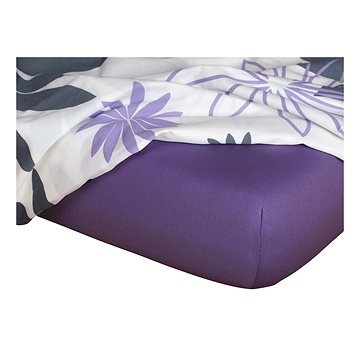 

Dadka Jersey prostěradlo purpur 180×200×18 cm