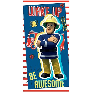 

Jerry Fabrics Požárník Sam "Be Awesome" 70x140 cm