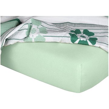 

Dadka Jersey prostěradlo mentol 60 × 120 × 10 cm