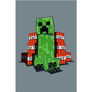 

Jerry Fabrics Dětská fleecová deka Minecraft TNT