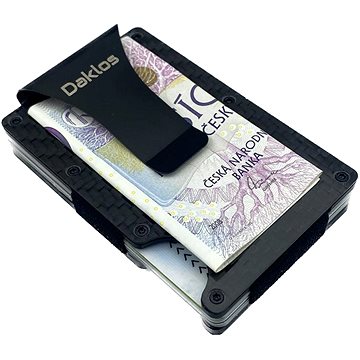 

Daklos Carbet RFID carbon s klipem černá