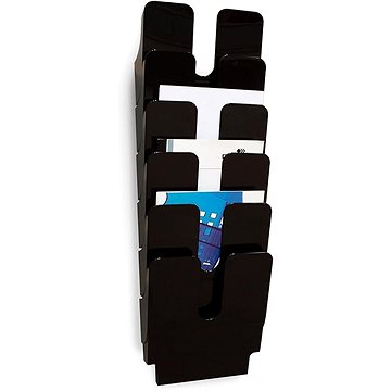 DURABLE flexiplus 6, černá, A4 na výšku, nástěnný