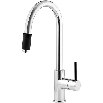 

DEANTE ASTER chrom/černá - Dřezová baterie, s připojením vodního filtru BCA_064M