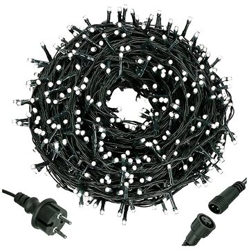 

LED světelný řetěz 20 m, ledově bílý, 120 diod, IP67