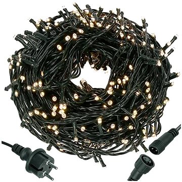 

LED světelný řetěz 20 m, teple bílý, 120 diod, IP67
