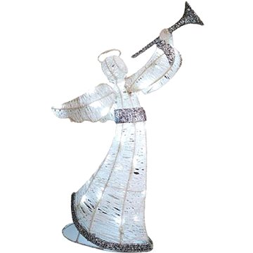 

Světelný anděl 122 cm, ledově bílý