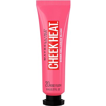 

MAYBELLINE New York Cheek Heat 20 Rose Flash gelově-krémová tvářenka, 8 ml
