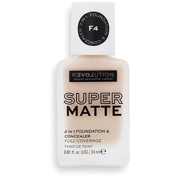 

REVOLUTION RELOVE Supermatte Foundation F4 24 ml