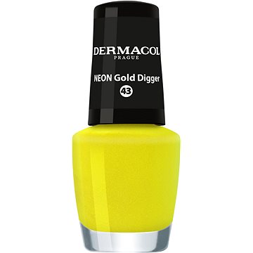

DERMACOL Lak na nehty Neon Gold Digger č.43 5 ml