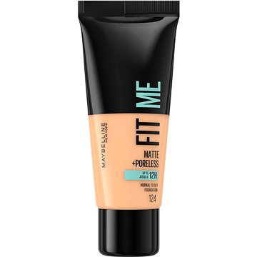 

MAYBELLINE NEW YORK Fit Me! Matte & Poreless Foundation 124 Soft sand 30 ml
