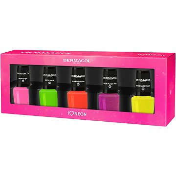 

DERMACOL Sada neonových laků na nehty 5 × 5 ml