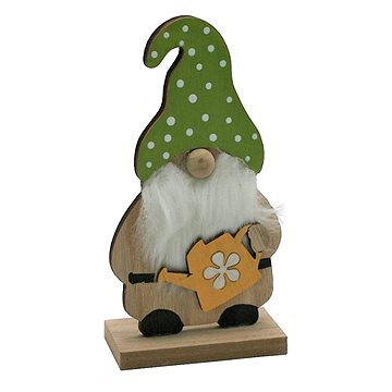 

GOBA Velikonoční dekorace - Skřítek s konví, 16 cm