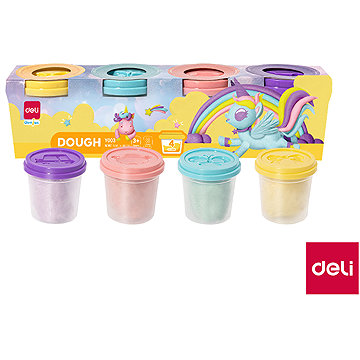 DELI měkká v kelímku Pastel, 4 x 113 g