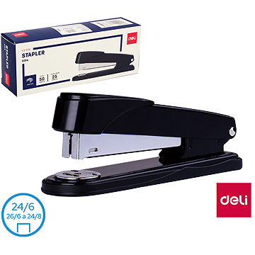 DELI E0314 celokovová, černá