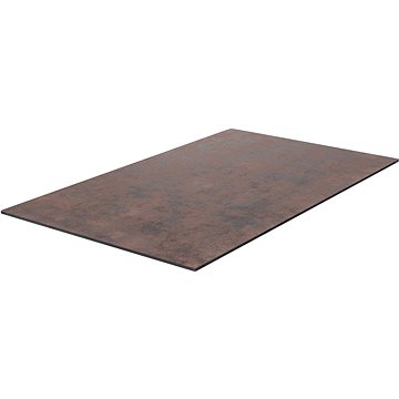 

Delife Stolová deska Edge 140 × 90 cm sklo, hnědé vintage