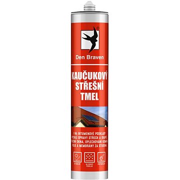 

Den Braven - Kaučukový střešní tmel, kartuše 280 ml, černá