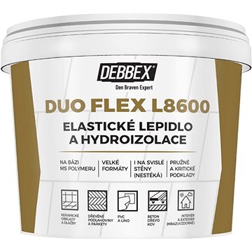 Den Braven Elastické lepidlo a hydroizolace DUO FLEX L8600 5kg Debbex - Lepidlo