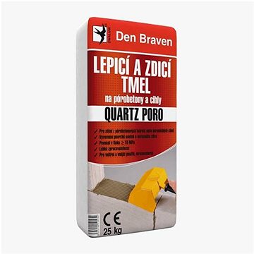 

Den Braven Lepící a zdící tmel na porobeton a cihly 25kg Quar