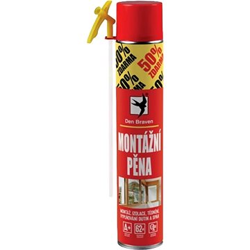 

Den Braven Montážní pěna trubičková RL 500+250ml ZDARMA