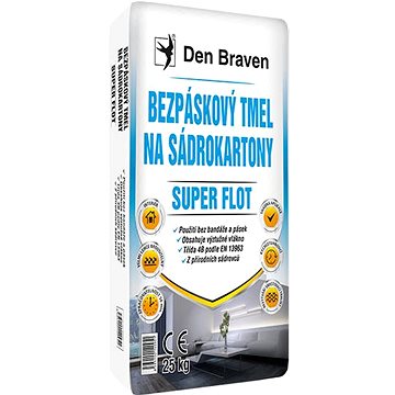 

Den Braven Bezspáskový tmel na sádrokartony SUPER FLOT 5 kg