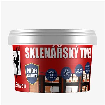 

Den Braven Sklenářský tmel 1 kg kelímek RL no.0219