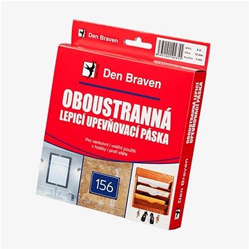 

Den Braven Oboustranně lepící upev. Páska 15x2mmx10m RL v krabičce