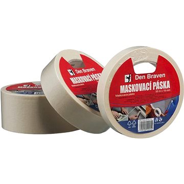 

Den Braven Maskovací krepová páska 60°C 25mmx50m RL