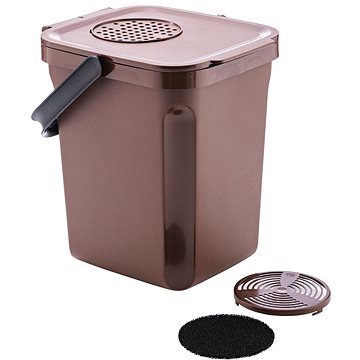 

Denox Active odpadkový koš na organický odpad 10 l, hnědý