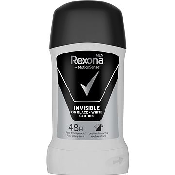 

Rexona Men Invisible Black + White tuhý antiperspirant pro muže 50ml
