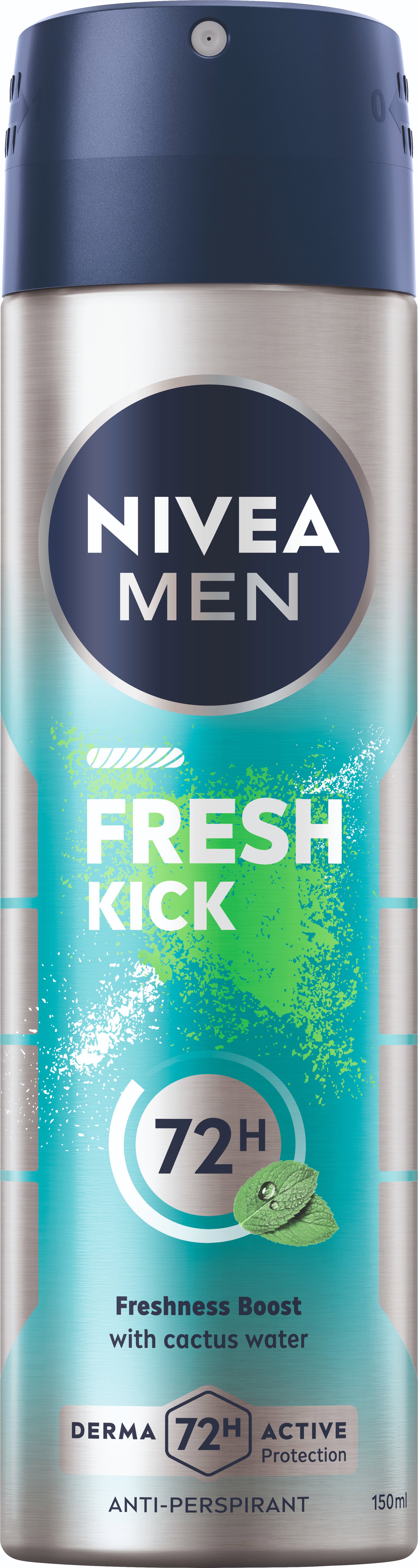 

NIVEA MEN Fresh Kick Antiperspirant Spray 150 ml