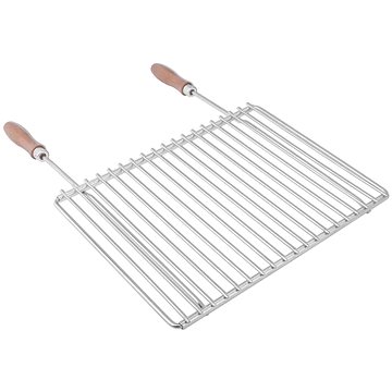 

DEOS Nerezový grilovací rošt s nastavitelnou šířkou 40-55×30cm s rukojetí