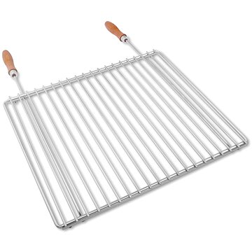 

DEOS Nerezový grilovací rošt s nastavitelnou šířkou 45-55×37cm s rukojetí