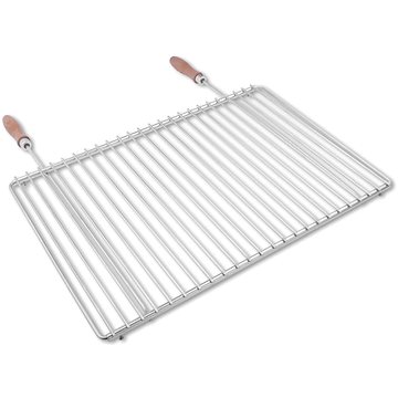 

DEOS Nerezový grilovací rošt s nastavitelnou šířkou 55-65×37cm s rukojetí
