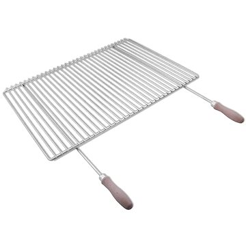 

DEOS Nerezový grilovací rošt s nastavitelnou šířkou 65-90×45cm s rukojetí